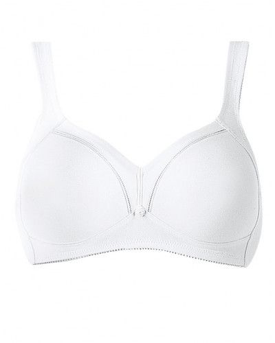 Wireless bra Triumph Cotton Shaper (White)