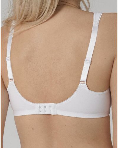 Underwired Triumph Modern Soft+Cotton (White)