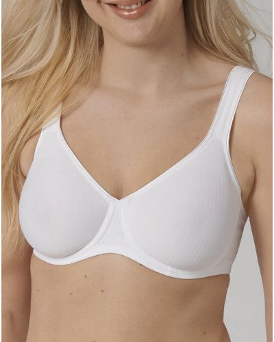 Underwired Triumph Modern Soft+Cotton (White)