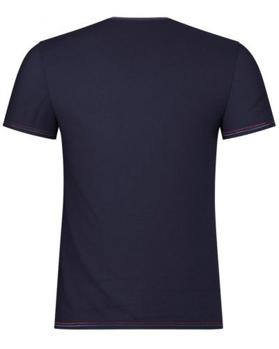 Camiseta Cuello en V Eminence made in France (Marine)