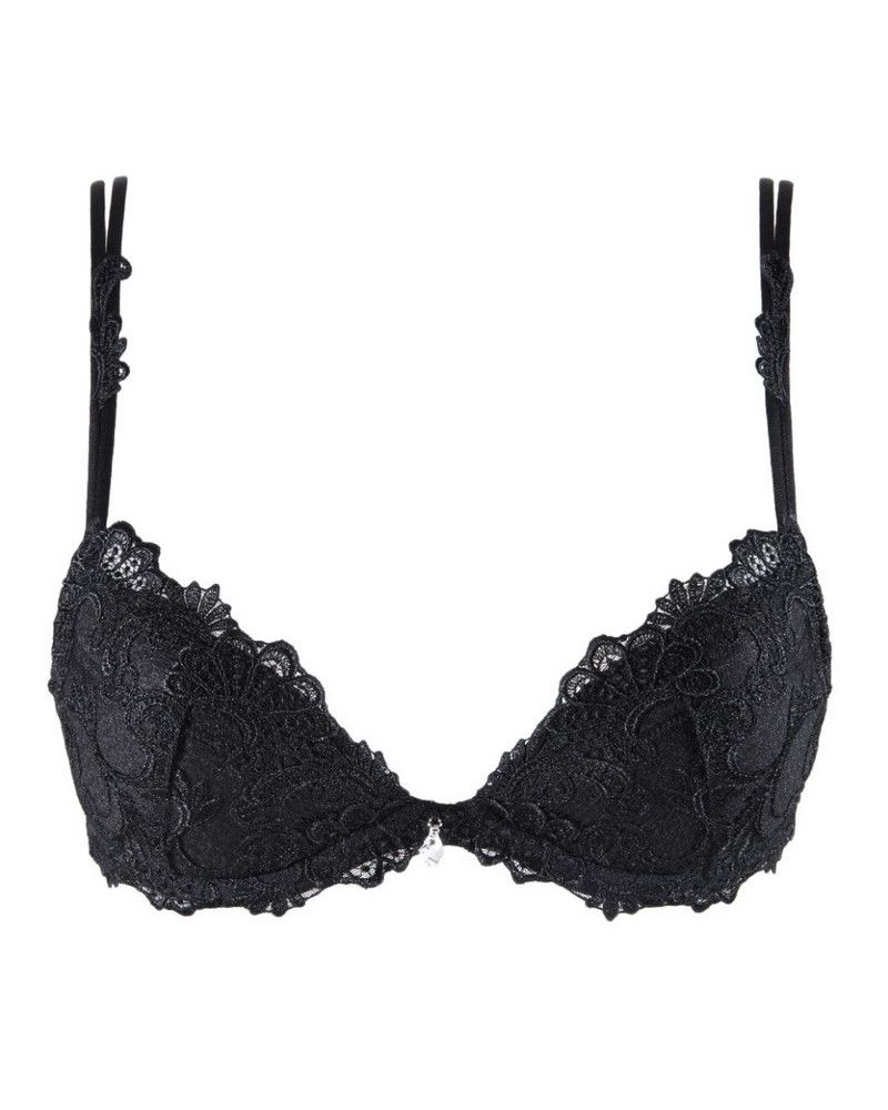Sujetador push-up Lise Charmel Dressing Floral (Negro)