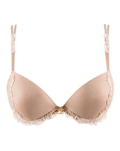 Smooth padded bra Lise Charmel Dressing Floral (Ambre Nacre)