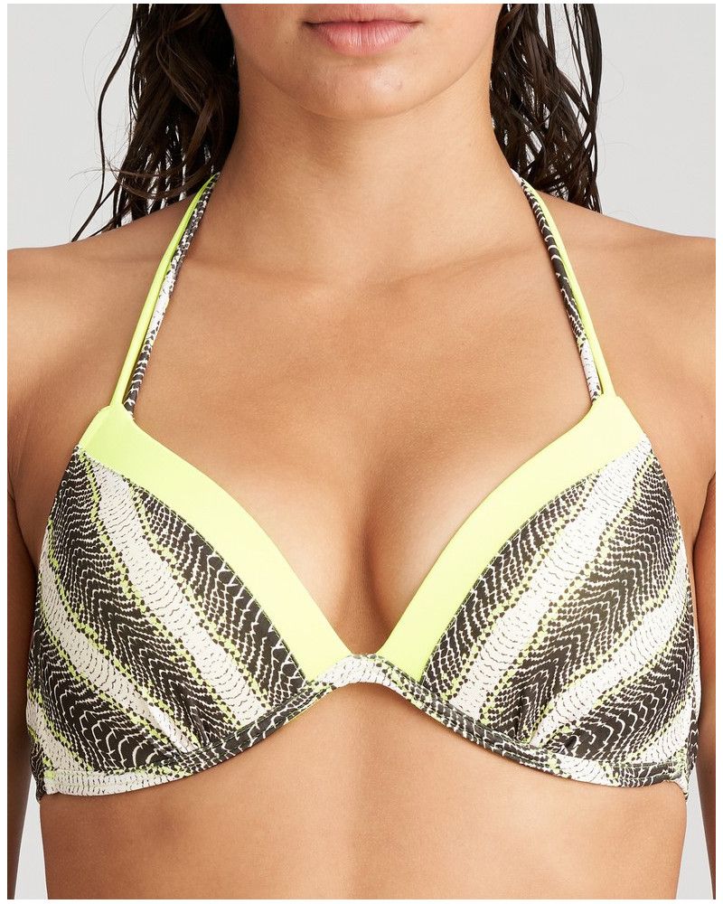 Triangle push-up Bath Bra Marie Jo Bain Murcia (Yellow Flash)