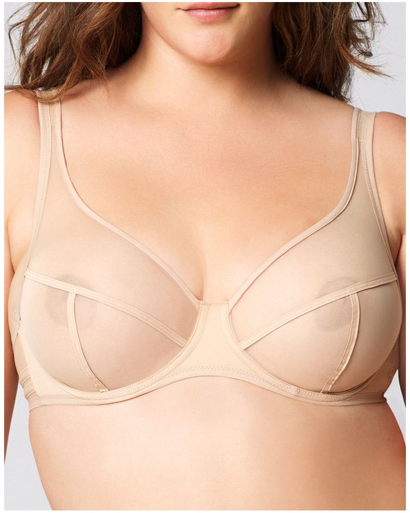 Underwired deep cups bra Maison Lejaby Nufit (Power skin)