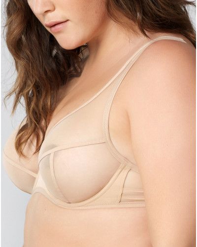 Underwired deep cups bra Maison Lejaby Nufit (Power skin)