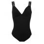 One-Piece Opened Support Swimsuit Lise Charmel Ajourage Couture (Black)
