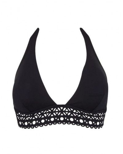 Wireless Bath Triangle Bra Lise Charmel Ajourage Couture (Black)