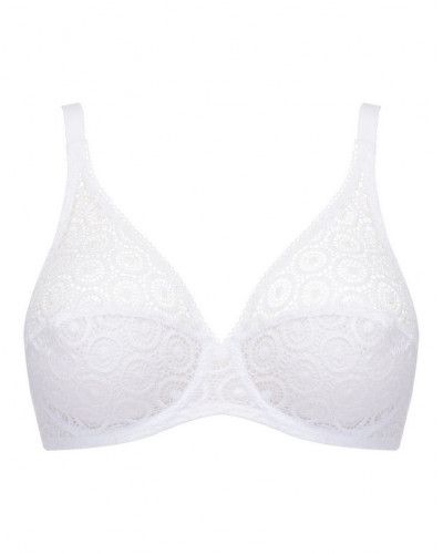 Underwired Bra Chantelle Fête (White)