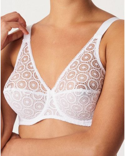 Underwired Bra Chantelle Fête (White)
