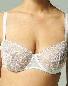 Push Up bra Reflet Simone Pérèle couleur Blanc Papaye tailles 85