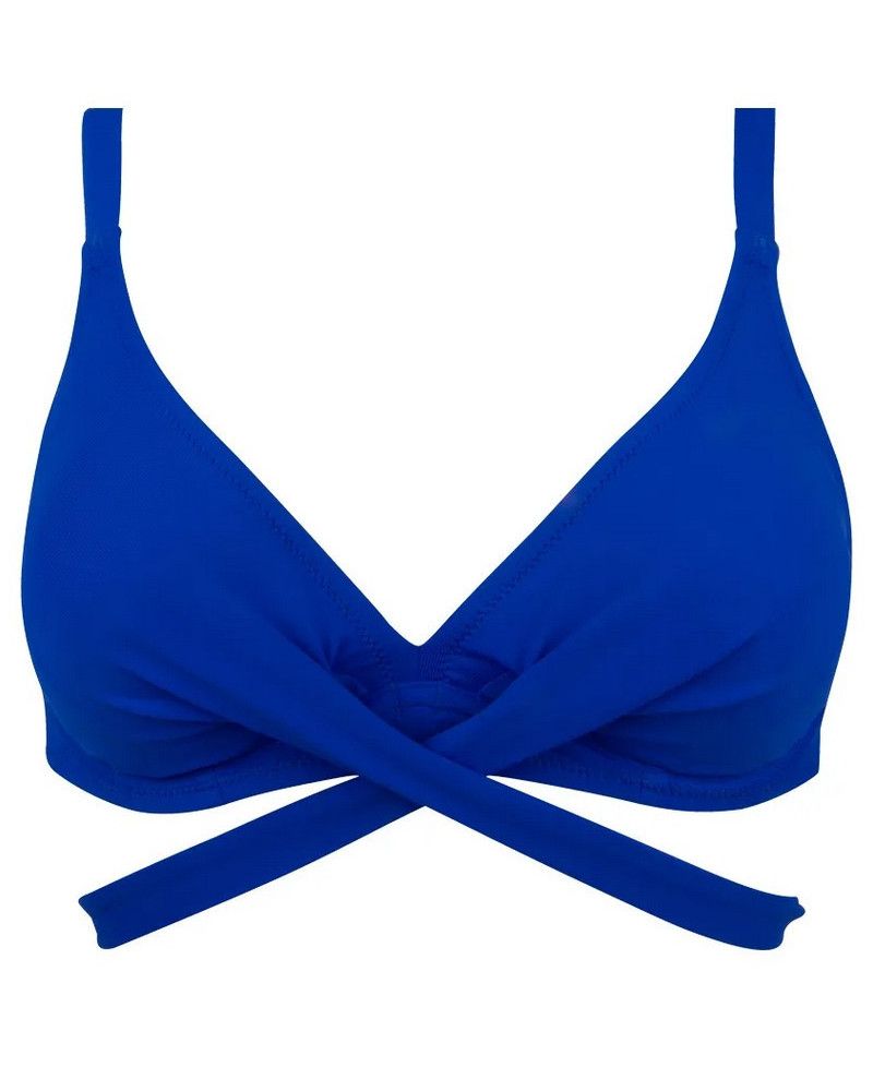 Underwired triangle bath bra Antigel La Chiquissima (Mer Electric)