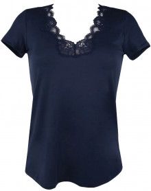 Tee shirt Short sleeves Antigel Simply Perfect (Bleu Marine)