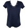Tee shirt Short sleeves Antigel Simply Perfect (Bleu Marine) Antigel - 1