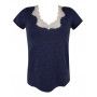 Tee shirt Short sleeves Antigel Simply Perfect (Bleu Chiné Nacre) Antigel - 1