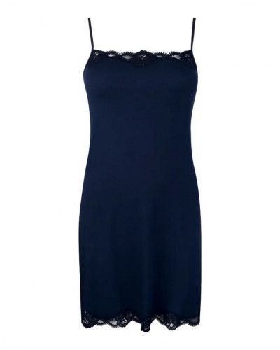 Camisón Tirantes Finos Antigel Simply Perfect (Bleu Marine)