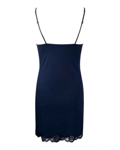 Camisón Tirantes Finos Antigel Simply Perfect (Bleu Marine)