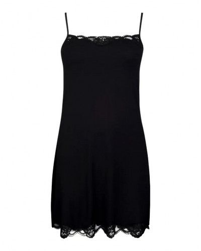 Camisón Tirantes Finos Antigel Simply Perfect (Negro)