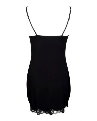 Nightdress Thin Straps Antigel Simply Perfect (Black)