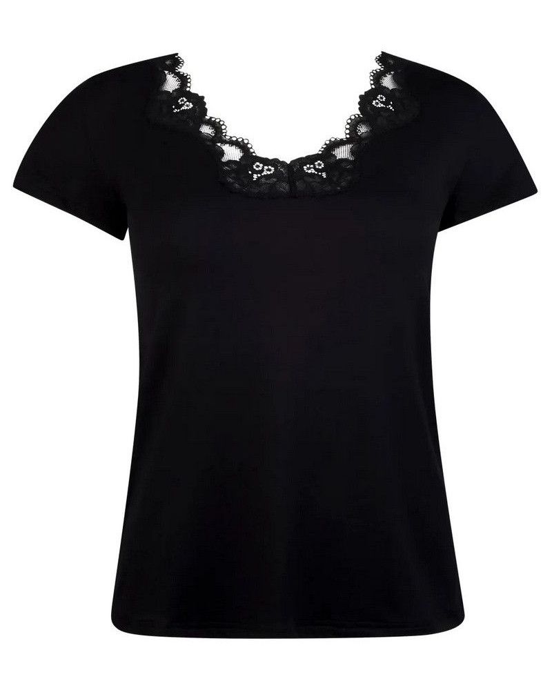Tee shirt Short sleeves Antigel Simply Perfect (Black)