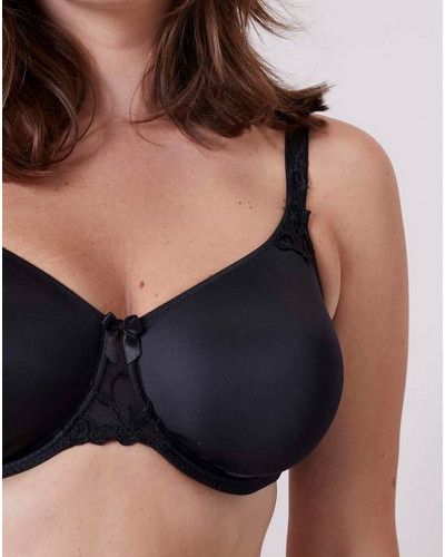 Molded Underwired Bra Simone Perele Andora (Black)