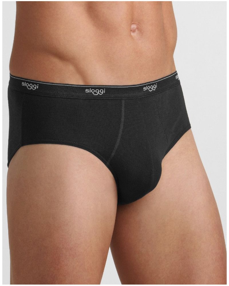 Sloggi For Men Basic Midi Briefs (Pack of 3)