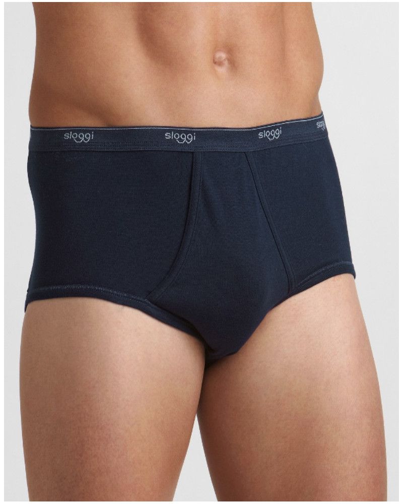 Slips maxi Basic Ouverts Sloggi For Men (Lot de 3)