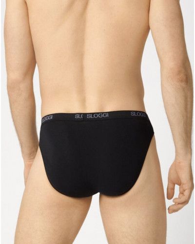 Slips mini Basic Sloggi For Men (Lot de 3)