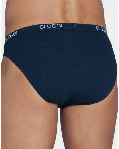 Slips mini Basic Sloggi For Men (Lot de 3)
