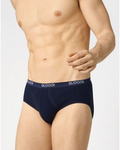 Sloggi For Men Basic Midi Briefs (Pack of 3)