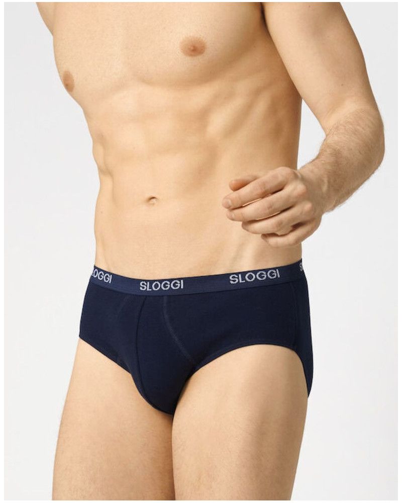 Sloggi For Men Basic Midi Briefs (Pack of 3)
