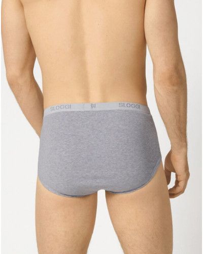 Sloggi For Men Open Maxi Basic Briefs (Pack of 3)