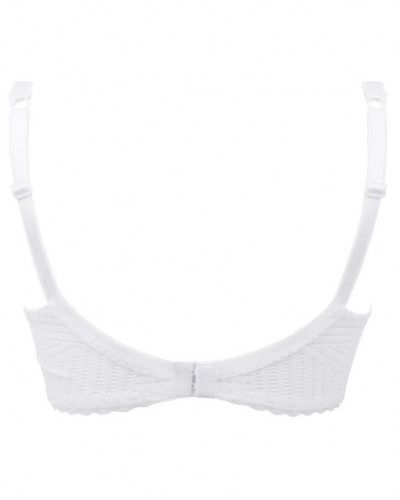 Soutien-gorge coque bonnets profonds Antigel Tressage graphic (Tressage Blanc)
