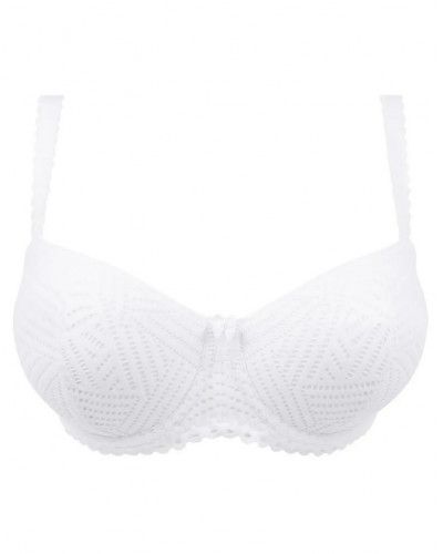 Soutien-gorge coque bonnets profonds Antigel Tressage graphic (Tressage Blanc)