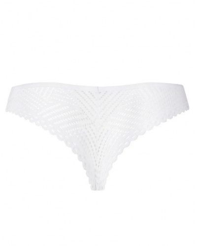 Thong Antigel Tressage graphic (Tressage Blanc)
