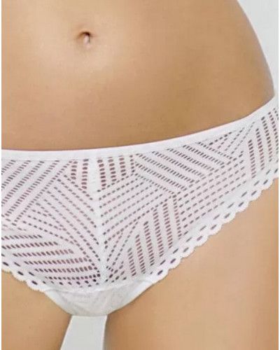 Thong Antigel Tressage graphic (Tressage Blanc)