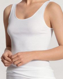 Camisetas tirantes Calida Light 100% algodón (Blanco) Calida - 1