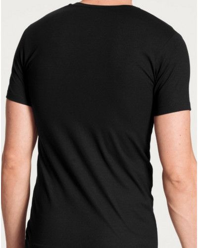 V-neck t-shirt Calida Evolution (Black)