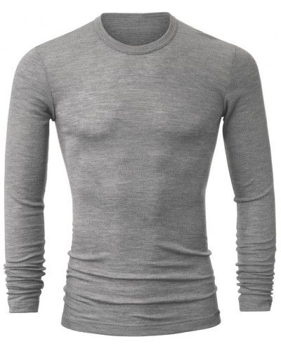 Long sleeves top Calida Wool & Silk (Platin Melé)