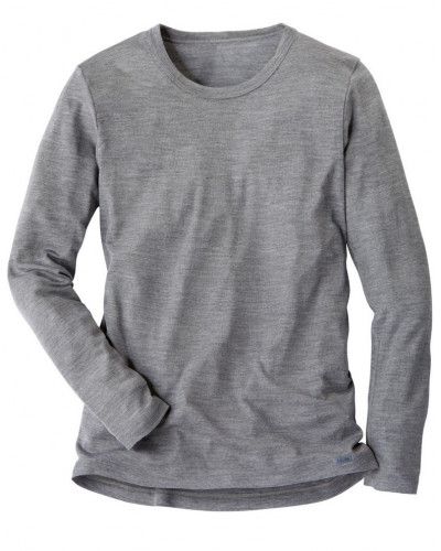 Long sleeves top Calida Wool & Silk (Platin Melé)