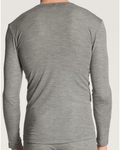 Long sleeves top Calida Wool & Silk (Platin Melé)