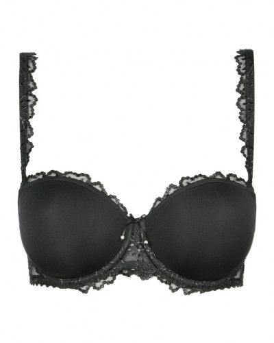 Padded strapless bra MARIE JO "Jane" (Black)
