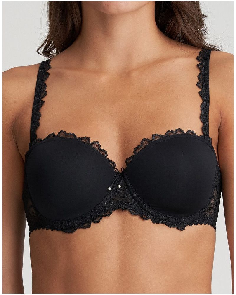 Padded strapless bra MARIE JO "Jane" (Black)
