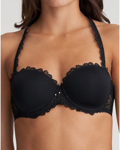 Padded strapless bra MARIE JO "Jane" (Black)