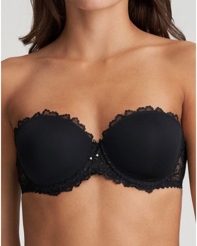 Padded strapless bra MARIE JO "Jane" (Black)