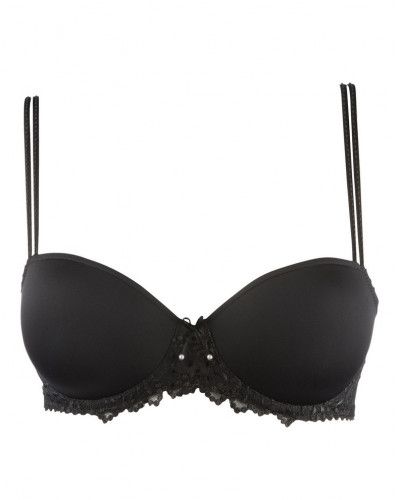 Soutien-gorge balconnet rembourré Marie Jo Jane (Noir)