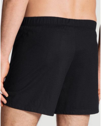 Boxer largo Calida Cotton Code 100% algodón (Negro)
