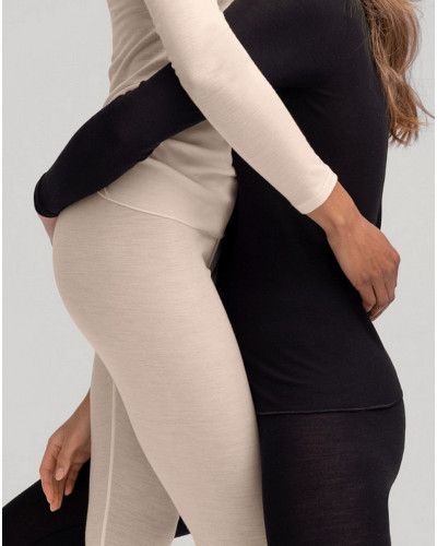 Legging Calida True Confidence Wool & Silk (Light Ivory)