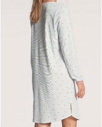 Camisone mangas largas Calida Sweet Dreams 100% algodón interlock (Rose Bud)