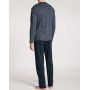 Pyjamas long sleeves Calida Relax 100% cotton interlock (Dark Sapphire) Calida - 2
