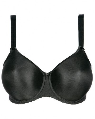 Padded underwired bra Prima Donna Satin (Black)